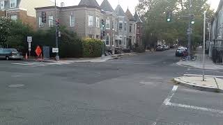 stoplights on Sherman Ave NW DC [upl. by Hildy]