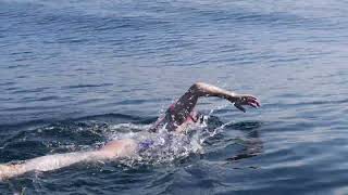 Camille Gulick  Foveaux Strait swim [upl. by Marmaduke]