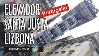 Niezwykly Swiat  Portugalia  Lizbona  Elevador Santa Justa [upl. by Jona]