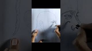 How To Draw Head Using Loomis Method  Learn Facial Proportion  Cross Hatching Drawing [upl. by Mllly279]