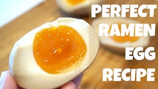 Perfect Ramen Soft Boiled Egg Recipe [upl. by Glassco]