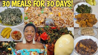 30 Cameroonian Food You Can Cook in 30 Cameroonian Food Menu Plan Life in Douala Cameroon 🇨🇲 [upl. by Gualterio]