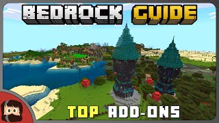 TOP Addons For BEDROCK  Bedrock Guide S1 EP88  Tutorial Survival Lets Play  Minecraft [upl. by Okihcim580]