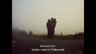 Foggy trip from Golden Lakes Froidchapelle to Philippeville [upl. by Assiron]