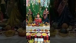 Gauri pujan 🙏🏻gauri poojangaurablessed [upl. by Tullus261]