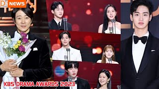 KBS Drama Awards 2023 🏆 Rowoon Top Excellence and Choi Soo Jong win Daesang [upl. by Dana792]