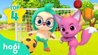 BEST 4 Colorful Balls Songs for Kids｜Baseball Soccer Balls  More｜Hogi amp Pinkfong [upl. by Asila417]