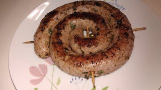 SALCHICHA PARRILLERA  SAUCISSE GRILLÉE  GRILLED SAUSAGE [upl. by Wulf907]