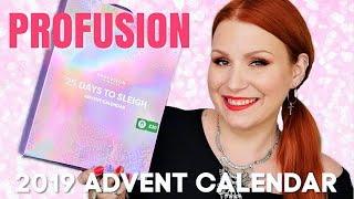 PROFUSION 25 DAYS TO SLEIGH 2019 ADVENT CALENDAR UNBOXING  MOST REQUESTED [upl. by Ahseenak343]