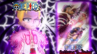 Dressrosa arc characters react to luffy gacha One piece [upl. by Leiser]