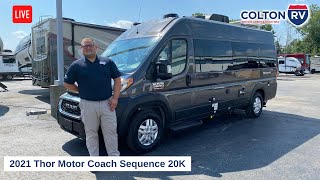 2021 Thor Motor Coach Sequence 20K Class B Motorhome Walkthrough Review and Test Drive [upl. by Sinylg]