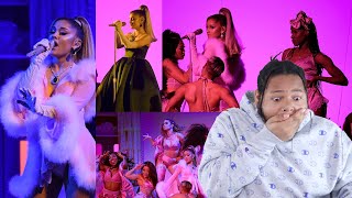 ARIANA GRANDE x LIVE AT THE 2020 GRAMMYS quotIMAGINE 7 RINGS THANK U NEXTquot  REACTION [upl. by Eira162]