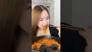 Spicy Noodles Samyang MIE SAMYANG Best Mukbang Compilation mukbang asmrmukbangasmr [upl. by Jairia407]