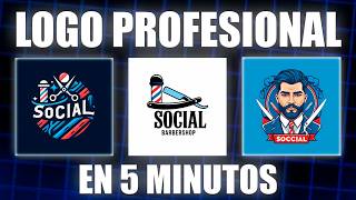 Cómo Crear un Logo Profesional con IA en 5 Minutos ⏳  Tutorial IA [upl. by Milstone]