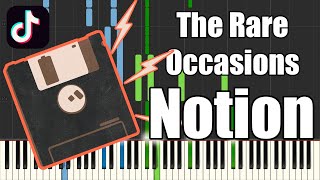 The Rare Occasions  Notion Piano Cover [upl. by Adachi200]