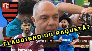 Marcos Bráz vice presidente do Flamengo é perguntado sobre Claudinho e Paquetã como reforços [upl. by Harlen]