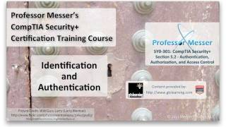 User Identification and Authentication  CompTIA Security SY0301 52 [upl. by Erreipnaej]