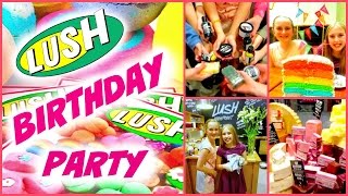 LUSH Birthday Party ♥ What you do at a LUSH Birthday Party ♥ DIY Lush Party [upl. by Venterea892]