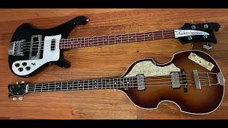 Hofner vs Rickenbacker Bass [upl. by Atikahc]