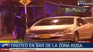 Tiroteo en la Zona Rosa de Bogotá al parecer por red de drogas [upl. by Nitaj]