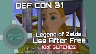 Legend of Zelda Use After Free at DEF CON 31 TASBot Vault [upl. by Nollie]