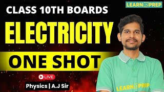 Electricity One Shot Physics Class 10th Science [upl. by Bradly]