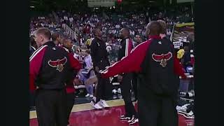 Atlanta Hawks Starting Lineup Intro NBA Playoffs 1999 Game 1 vs Knicks  THROWBACK [upl. by Rand]