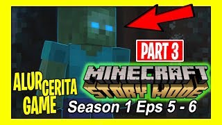 ALUR CERITA MINECRAFT STORY MODE  PART 3  MENGUNGKAP MISTERI ISTANA LANGIT [upl. by Yelsa]