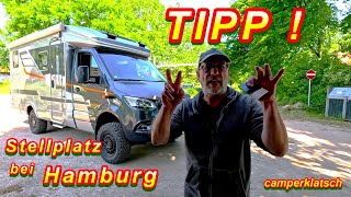 WOHNMOBILSTELLPLATZ an der A7 bei Hamburg❗️Einladend GRÜN  GROSSZÜGIG‼️GEHEIMTIPP für alle Camper👍 [upl. by Orlene]