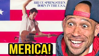 Bruce Springsteen  Born in the USA REACTION Happy 4th of JULY [upl. by Settle]