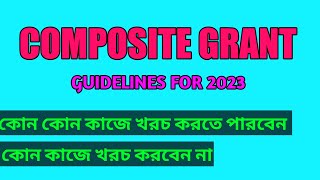 SCHOOLS COMPOSITE GRANT 202223 GUIDELINES FOR EXPENDITURE [upl. by Boehmer103]