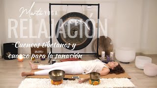 Relajación con cuencos tibetanos y cuarzo para la sanación🙌🧘‍♀️ [upl. by Ahsikyt]