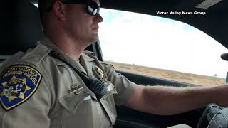 Highway 395 Victorville CHP Traffic Enforcement [upl. by Odradlig]