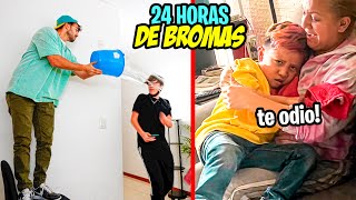 24 HORAS DE BROMAS A MIS VECINOS Y AMIGOS picu llora [upl. by Micheal]