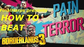 Borderlands 3 HOW TO BEAT THE AGONIZER 9000 PAIN and TERROR BOSS GUIDE [upl. by Dopp]