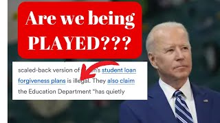 SHOCKING Student Loan Relief Info [upl. by Yrret]