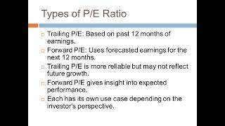 PE Ratio [upl. by Jit]