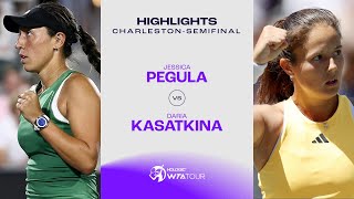 Jessica Pegula vs Daria Kasatkina  2024 Charleston Semifinal  WTA Match Highlights [upl. by Nat]