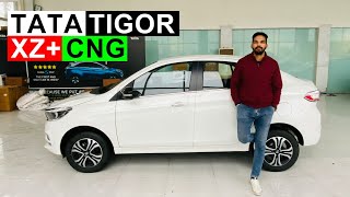 2022 Tata Tigor XZ CNG Walkaround  Tigor CNG  Car Quest [upl. by Peper]