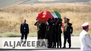 Iraqi Kurdish leader Jalal Talabani laid to rest [upl. by Lilllie]