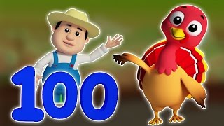 Song Numéro 1100  compilation 3D pour les enfants  vidéo éducatif  vidéo Kids  Numbers 1 to 100 [upl. by Knick]