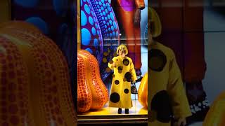 Louis Vuitton installs Yayoi Kusama robots at stores [upl. by Martguerita266]