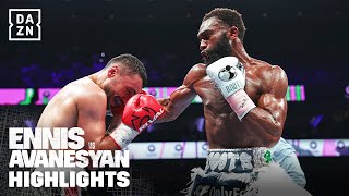 FIGHT HIGHLIGHTS  JARON ENNIS VS DAVID AVANESYAN [upl. by Romney]