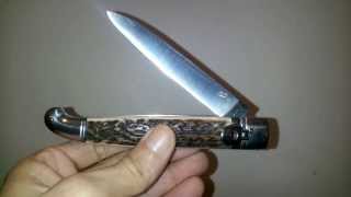 Italian Birdshead Leverlock Switchblade [upl. by Edwina]