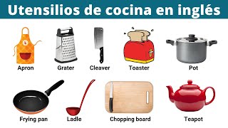 Aprende los Utensilios de COCINA en Inglés 🇺🇲 english ingles vocabulary vocabularioingles [upl. by Tollmann]