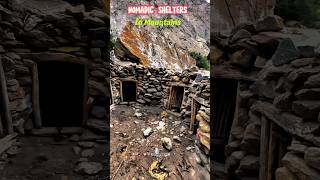 300 year old stone houses in mountains  Nomadic animal shelter rooms  Nangma valley kanday gaon [upl. by Ferne]