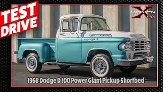 1958 Dodge D 100 Power Giant Pickup Shortbed  SOLD [upl. by Ahsetel919]