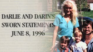 Darlie Lynn Routier  June 8 1996  Darlie and Darins Sworn Statements [upl. by Vatsug]