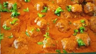 Koftay ka salan Meatball Curry Kjøttboller i curry  Madani kitchen [upl. by Dlorej]