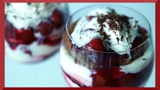 Weihnachtsdessert  Schwarzwälder Kirsch im Glas Rezept Dessert [upl. by Killarney674]